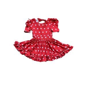 Girlhood Red Heart Dress